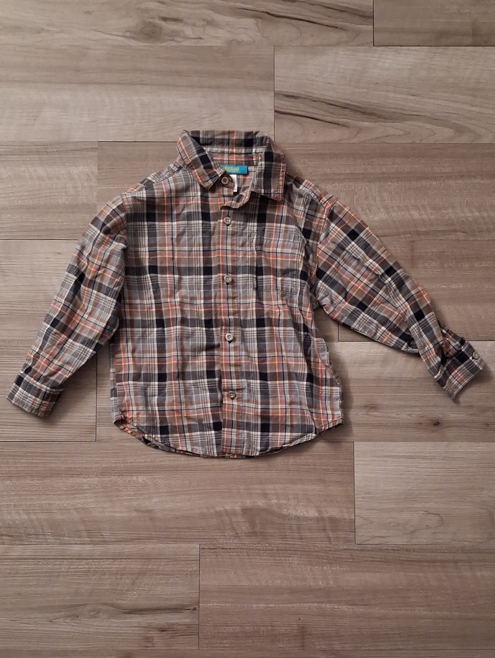 Gymboree Plaid Button-Down Shirt Vintage Size 4 (N)
